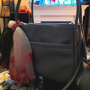 Calvin Klein Angelique Crossbody Satchel&Scarf
